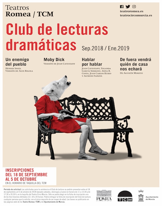 Ponemos en marcha la V Edición del Club de Lecturas Dramáticas de los Teatros Romea / TCM